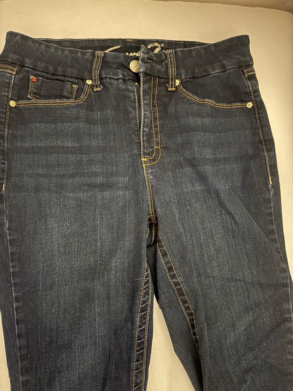 Seven7 Women's Dark Indigo Boot Cut Jeans